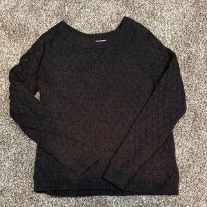 Old Navy Women's Textured Black Sweater